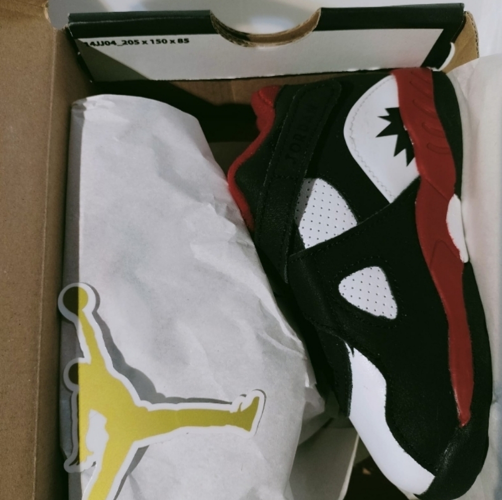 Jordan 8 Retro 'Paprika' Lifestyle Shoes Size 9 Kids Unisex - Picture 6 of 11